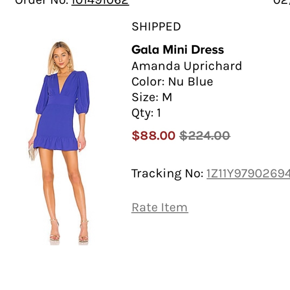 Amanda uprichard gala mini dress